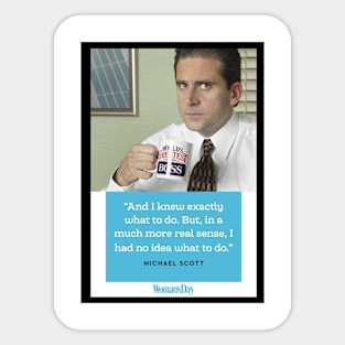 Michael quote Sticker